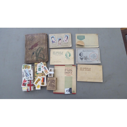 93 - Uncollated printed ephemera and cigarette cards