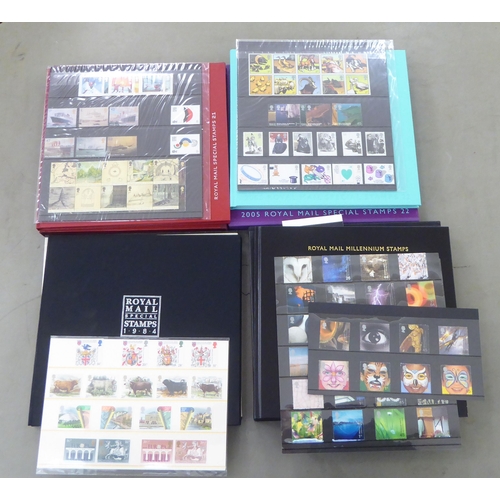 94 - Royal Mail Special postage stamp sets: to include 1986; and The Millennium edition