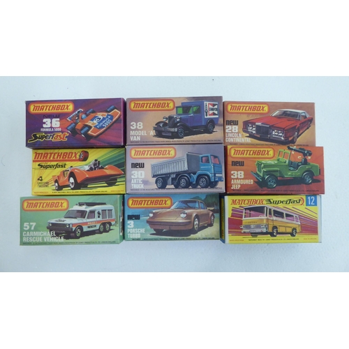 98 - Approx. thirty Matchbox model vehicles  boxed 