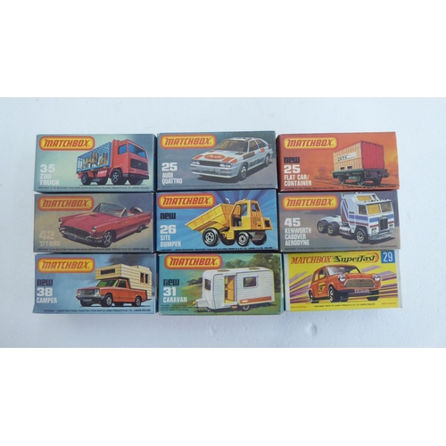 98 - Approx. thirty Matchbox model vehicles  boxed 