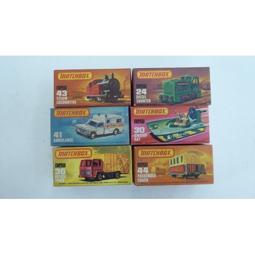 98 - Approx. thirty Matchbox model vehicles  boxed 