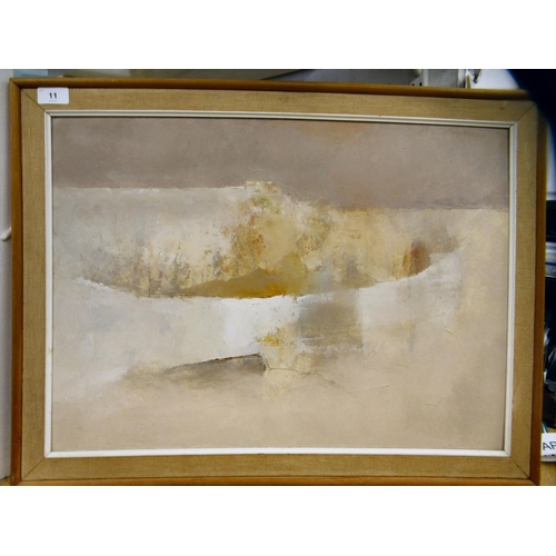 11 - Patty Martin - 'Memory of Gozo'&nbsp; oil on board&nbsp; bears a signature & Peterloo Gallery la... 