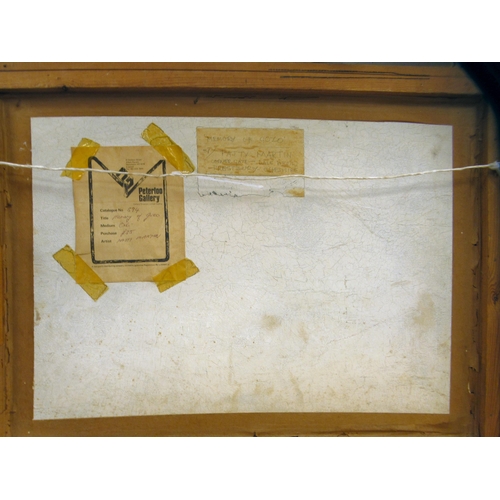 11 - Patty Martin - 'Memory of Gozo'&nbsp; oil on board&nbsp; bears a signature & Peterloo Gallery la... 