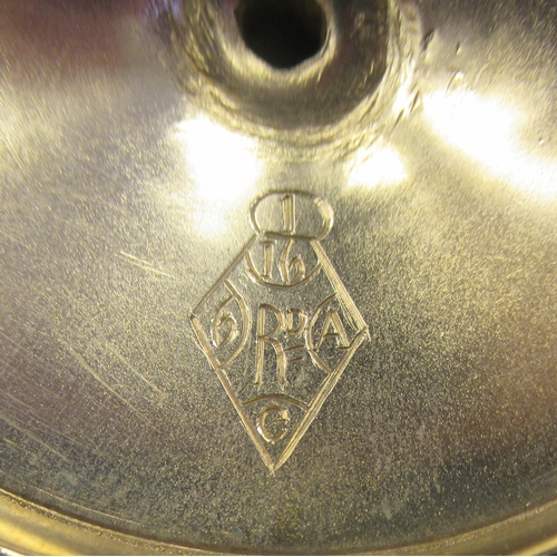 15 - A pair of late 19thC silver Gothic inspired goblets with uniformly engraved decoration, each ovoid s... 