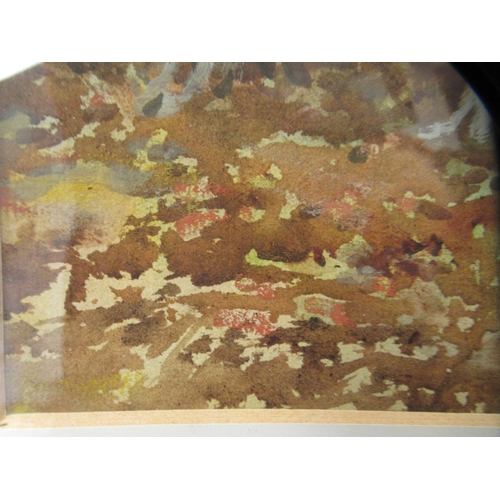 34 - John Arthur Dees - a woodland lake scene  gouache  bears a signature  14.5