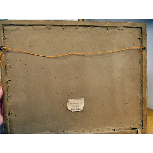 47 - J Paterson - 'Glen Sligachan, Skye'&nbsp; watercolour&nbsp; bears a signature & label verso&nbsp... 