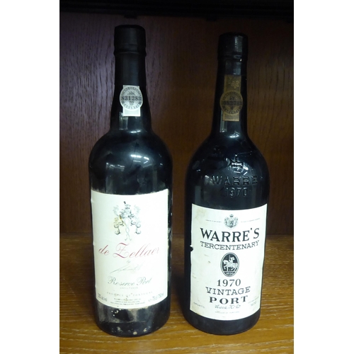 117 - Wine and port: to include a bottle of Warres 1970 vintage port