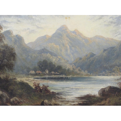 12 - H Williams - a landscape  oil on canvas  bears a signature  7