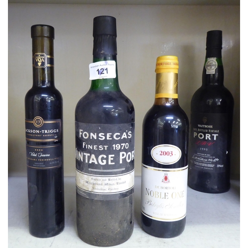 121 - Wine and port: to include a bottle of Fonseca 1970 vintage port