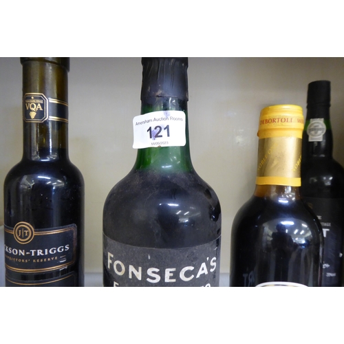 121 - Wine and port: to include a bottle of Fonseca 1970 vintage port