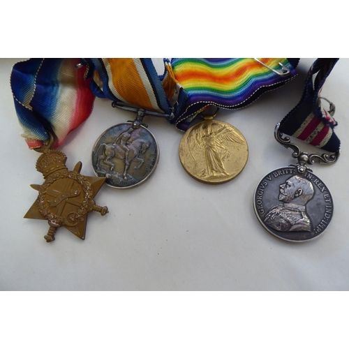 133 - A Great War medal group, belonging to one PTE WG Falconer No.3253: to include his Bravery in the Fie... 