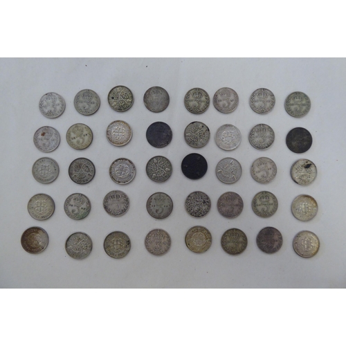 134 - Uncollated pre 1946 British and foreign coins