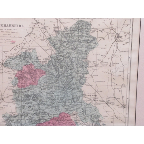 148 - A reproduction of a late 19thC Ordnance Survey map 'Buckinghamshire'  13