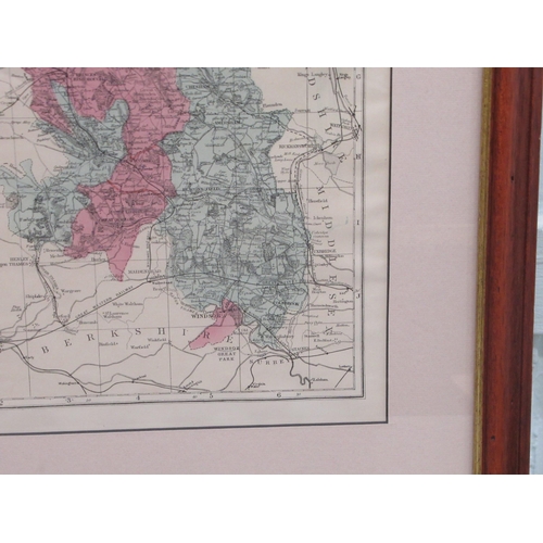 148 - A reproduction of a late 19thC Ordnance Survey map 'Buckinghamshire'  13