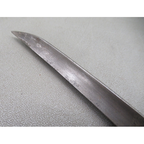 172 - A World War II bayonet, the blade 18