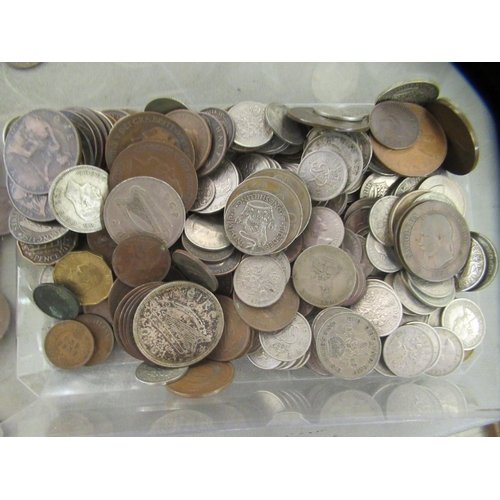 188 - Uncollated mainly British, pre-decimal coins