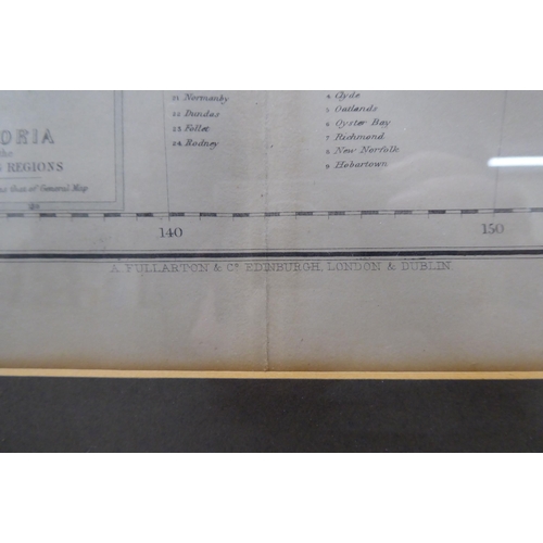 2 - A 19thC map 'Australia and New Zealand'  18