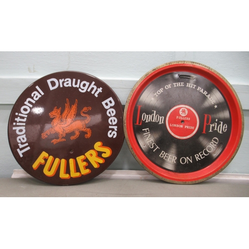 234 - Brewery related collectables: to include branded glasses and ashtrays with examples by Fullers and K... 