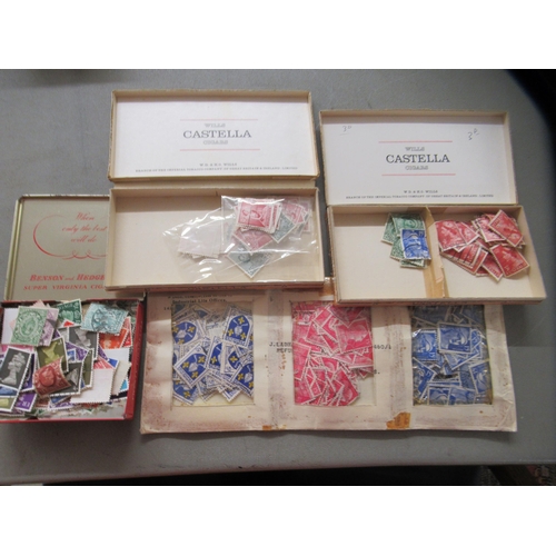 269 - Uncollated, mainly used postage stamps: to include British, Australian and Scandinavian