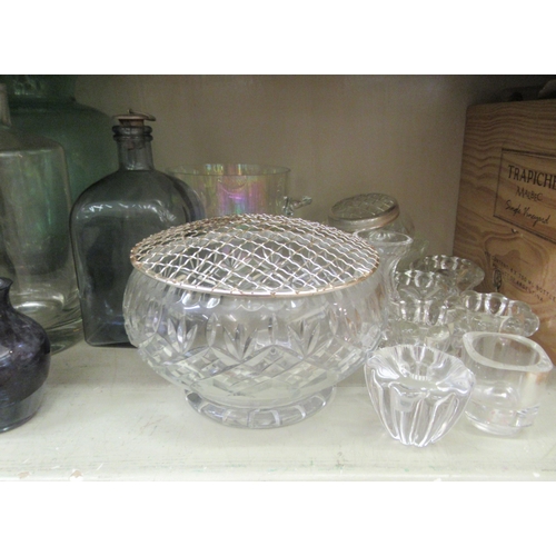 36 - Decorative and functional glassware: to include a vase  10