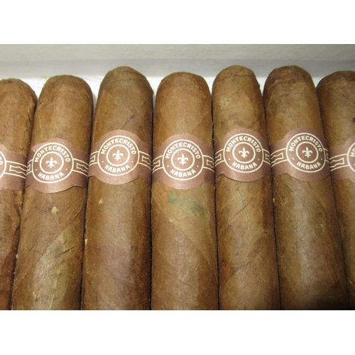 75 - Cigars, viz. ten Montecristo No.4; and five packets of King Edward Invincible