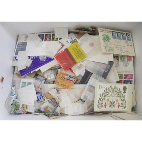 86 - An extensive uncollated collection of used postage stamps: to include Caribbean Island issues and Fi... 