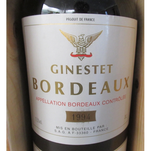 90 - A jeroboam of 1994 Ginestet Bordeaux