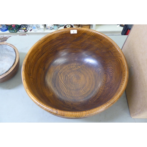 8 - A turned elm bowl  19