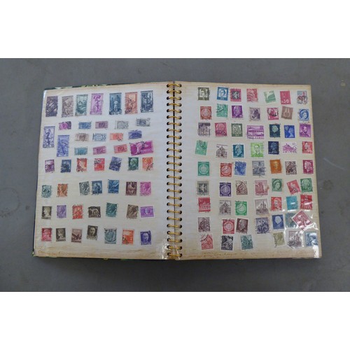 83 - Uncollated used postage stamps: to include European and Commonwealth issues