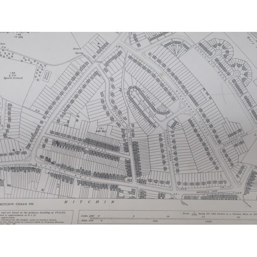 155 - An uncollated collection of mainly early 20thC 1/2500 scale and other Ordnance Survey and other UK c... 