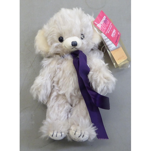 A Merrythought Virgin Atlantic 2000 'Branson' Teddy bear, in off