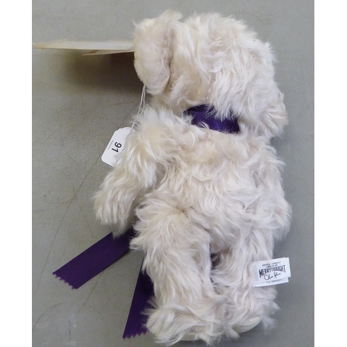 A Merrythought Virgin Atlantic 2000 'Branson' Teddy bear, in off