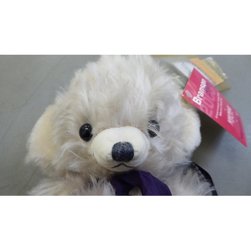 A Merrythought Virgin Atlantic 2000 'Branson' Teddy bear, in off