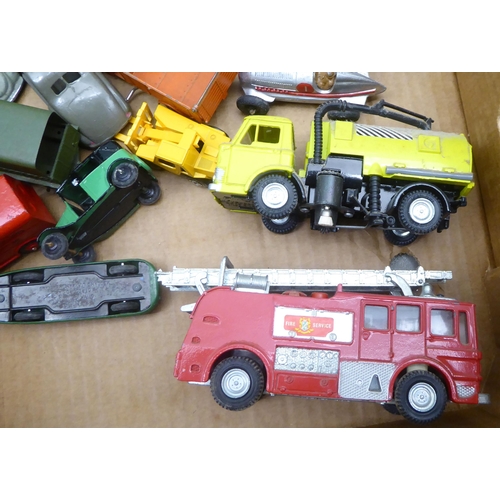 111 - Dinky and other diecast model vehicles: to include a Merryweather Marquis fire tender