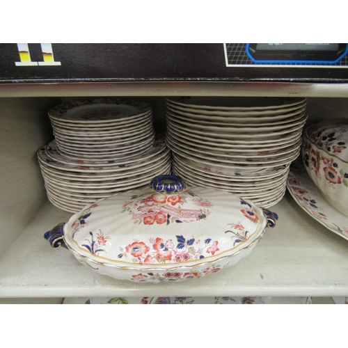 170 - 19thC and later table ceramics, mainly K & Co, Masons Ironstone design china serving plates and ... 