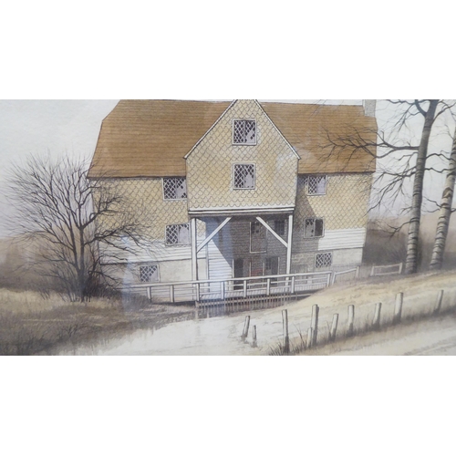 177 - After Kathleen Caddick - 'Shalford Mill'  Limitefd Edition 94/250 print  bears a pencil si... 