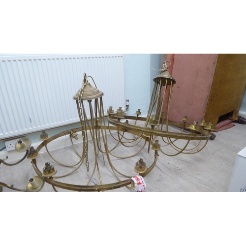 193 - Dutch and other style brass and other lighting  various styles and sizes