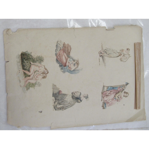 207 - 20thC pictures, some framed: to include a hillside landscape  watercolour  4