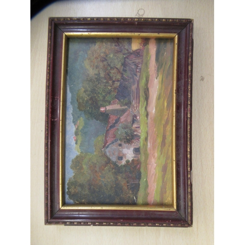 207 - 20thC pictures, some framed: to include a hillside landscape  watercolour  4