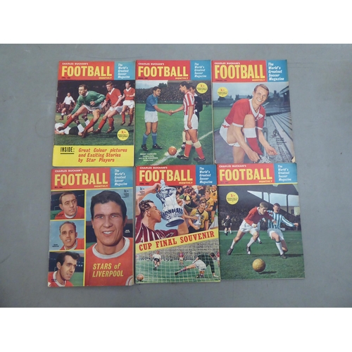 217 - Uncollated football themed magazines, circa 1960s and later 