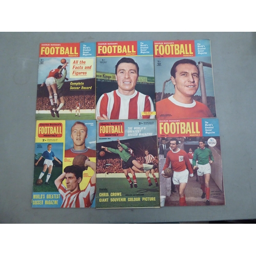 217 - Uncollated football themed magazines, circa 1960s and later 