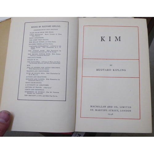 249 - Books: to include 'The Second Jungle Book' by Rudyard Kipling  later 1903 re-printed edition