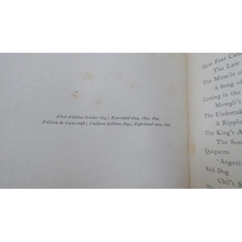 249 - Books: to include 'The Second Jungle Book' by Rudyard Kipling  later 1903 re-printed edition