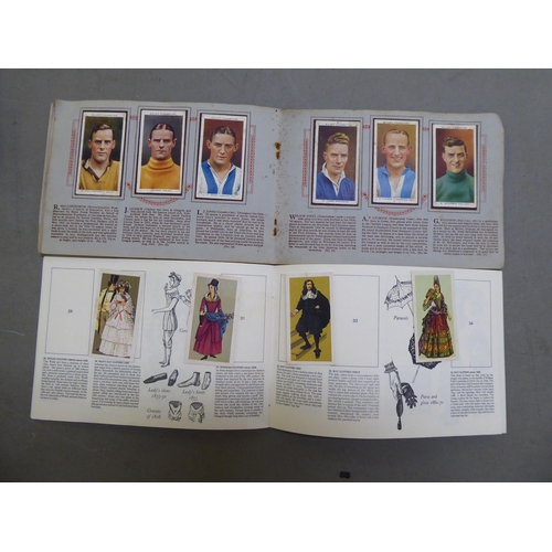 261 - WD & HO Wills and other cigarette cards: to include an album of 'Our King & Queen 1937' 'Ass... 