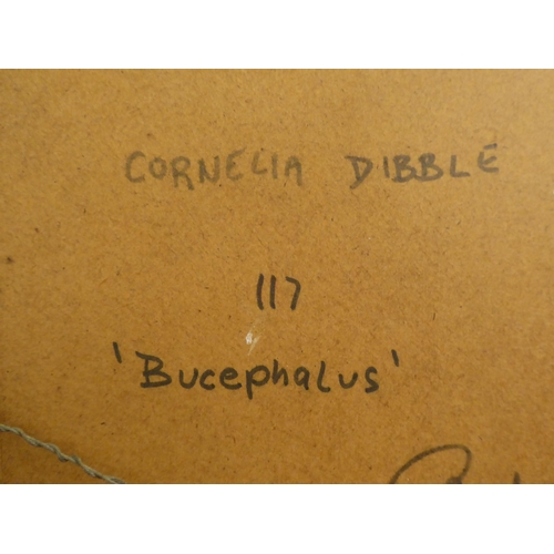 339 - Cornelia Dibble - a mythical fantasy scene  watercolour  bears a signature  17