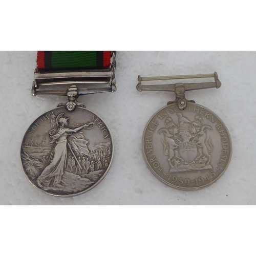 368 - Military related collectables: to include a Victorian Queen's South Africa Warwickshire Yeomanry med... 