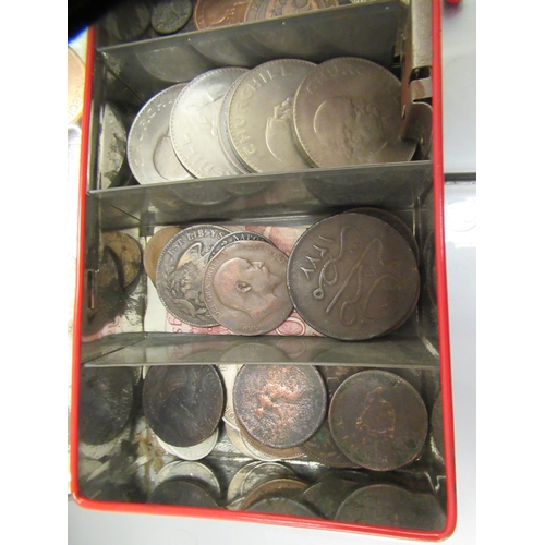 61 - 19thC and late British and foreign coins: to include a cartwheel penny; and pre-decimal proof exampl... 