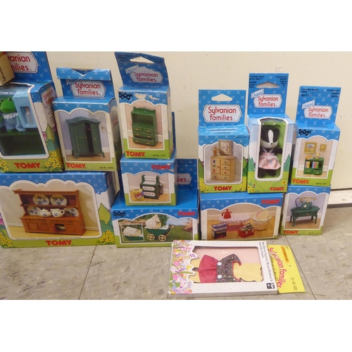 295 - Toys, dolls and other juvenilia: to include Tomy Sylvanian Families  mostly boxed 