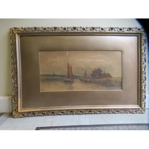 381 - Two framed watercolours by I Wilton - dissimilar landscapes  bearing signatures  9