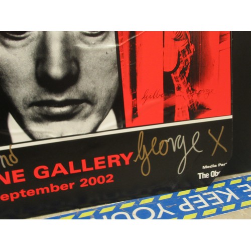 270 - A Gilbert & George poster for The Serpentine Gallery, 6 June-1 September 2002  18.5